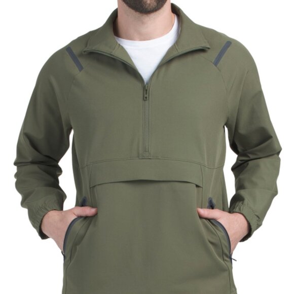 UNDER ARMOUR Unstoppable Anorak Jacket - Marine OD Green - Picture 2 of 5
